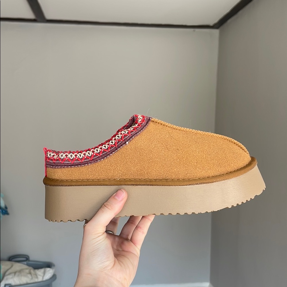 Stylish Tan Slip-On Women's Shoes